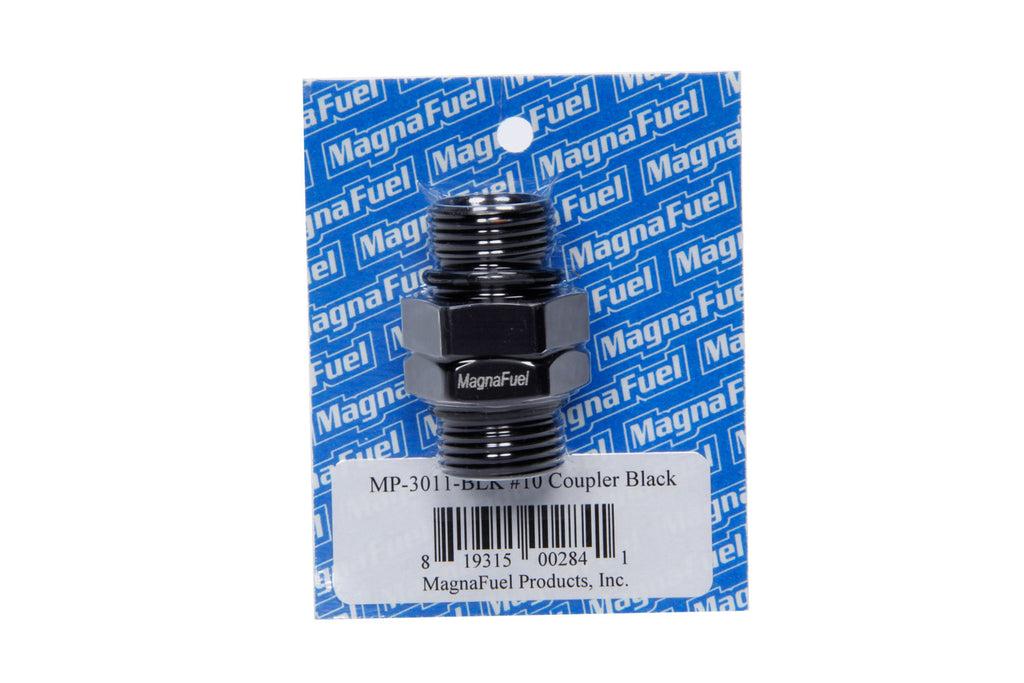 MAGNAFUEL/MAGNAFLOW FUEL SYSTEMS MP-3011-BLK - #10 Coupler Fitting Black image