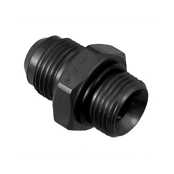 MAGNAFUEL/MAGNAFLOW FUEL SYSTEMS MP-3012-BLK - #6an to #6an Male Port Fitting Black image