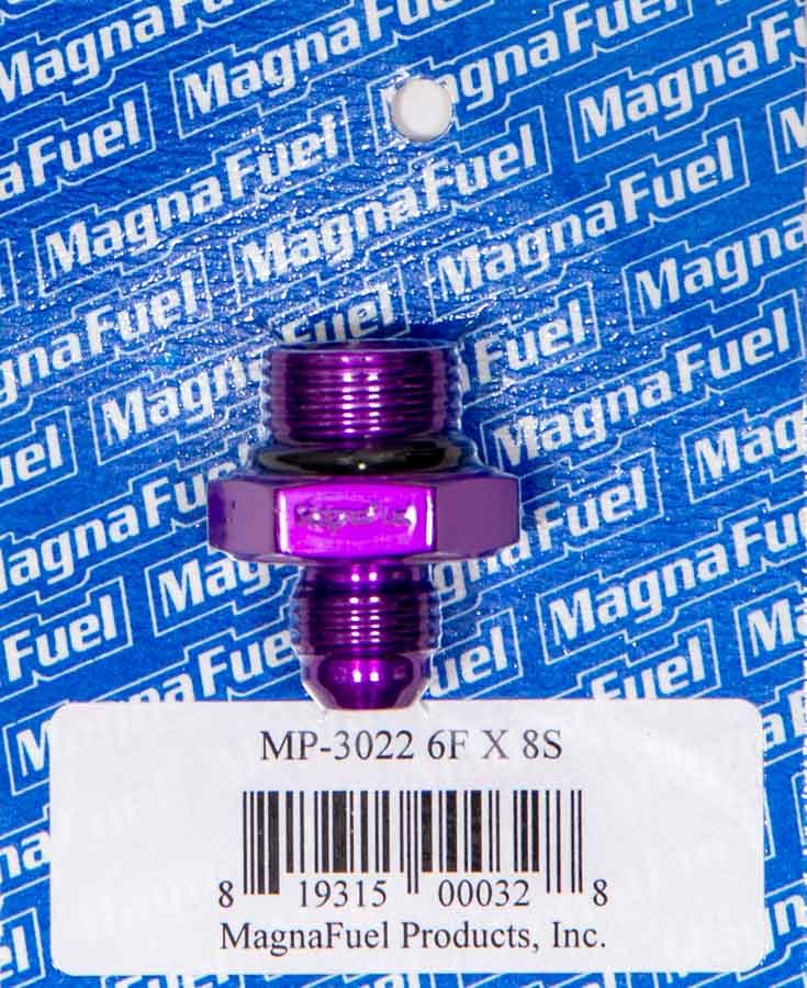 MAGNAFUEL/MAGNAFLOW FUEL SYSTEMS MP-3022 - #6an Flare to #8an Port Fitting - Straight image