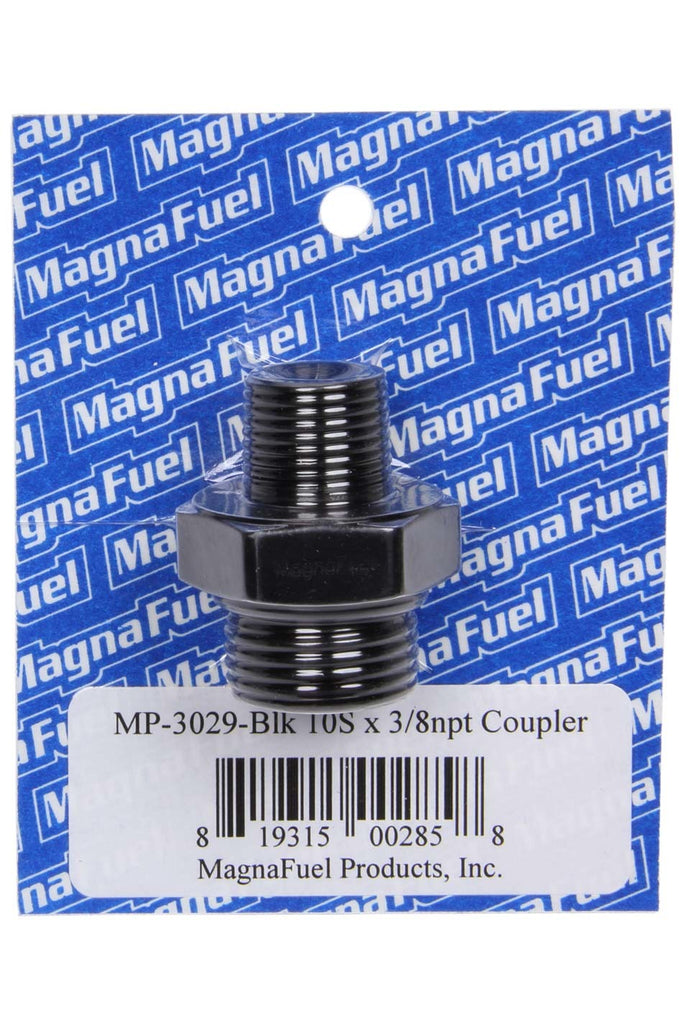 MAGNAFUEL/MAGNAFLOW FUEL SYSTEMS MP-3029-BLK - Union Couple Fitting - #10 x 3/8npt - Black image