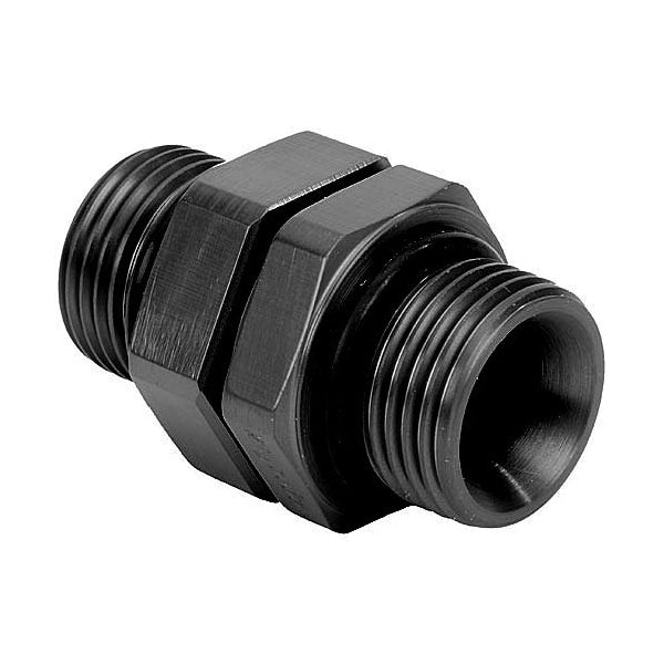 MAGNAFUEL/MAGNAFLOW FUEL SYSTEMS MP-3030-BLK - #10 Straight to 3/8npt Coupler w/Jam Nut Black image