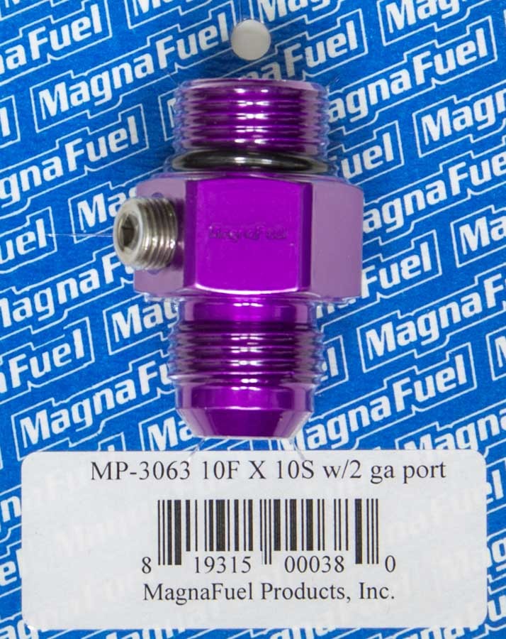 MAGNAFUEL/MAGNAFLOW FUEL SYSTEMS MP-3063 - #10 Male Port to #10 Adapter Fitting image