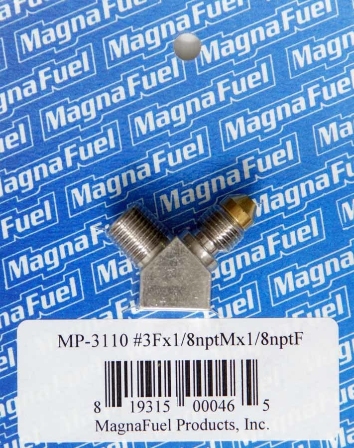 MAGNAFUEL/MAGNAFLOW FUEL SYSTEMS MP-3110 - Jet Adapter Fitting - #3 x 1/8in x 1/8in w/Pill image