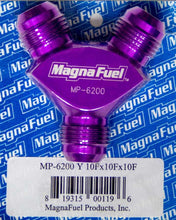 Load image into Gallery viewer, MAGNAFUEL/MAGNAFLOW FUEL SYSTEMS MP-6200 - Y-Fitting - 3 #10an Male  image