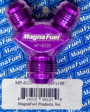 Load image into Gallery viewer, MAGNAFUEL/MAGNAFLOW FUEL SYSTEMS MP-6220 - Y-Fitting - 1 #12an &amp; 2 #10an image