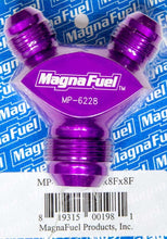 Load image into Gallery viewer, MAGNAFUEL/MAGNAFLOW FUEL SYSTEMS MP-6228 - Y-Fitting - 1 #12an Male &amp; 2 #8an Male image