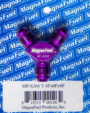 Load image into Gallery viewer, MAGNAFUEL/MAGNAFLOW FUEL SYSTEMS MP-6266 - Y-Fitting - 3 #6 Male  image