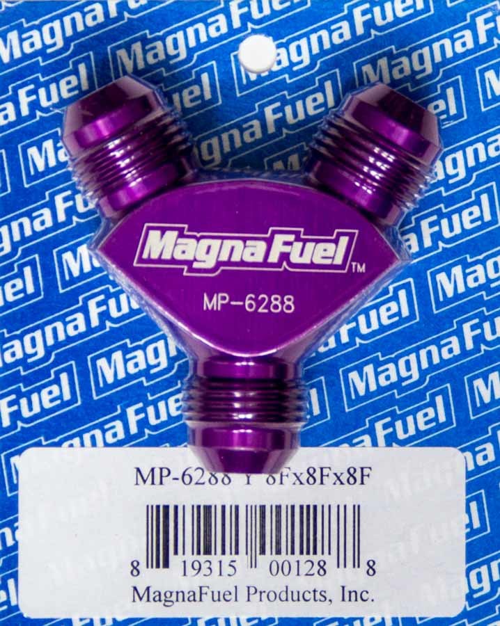 MAGNAFUEL/MAGNAFLOW FUEL SYSTEMS MP-6288 - Y-Fitting - 3 #8an  image