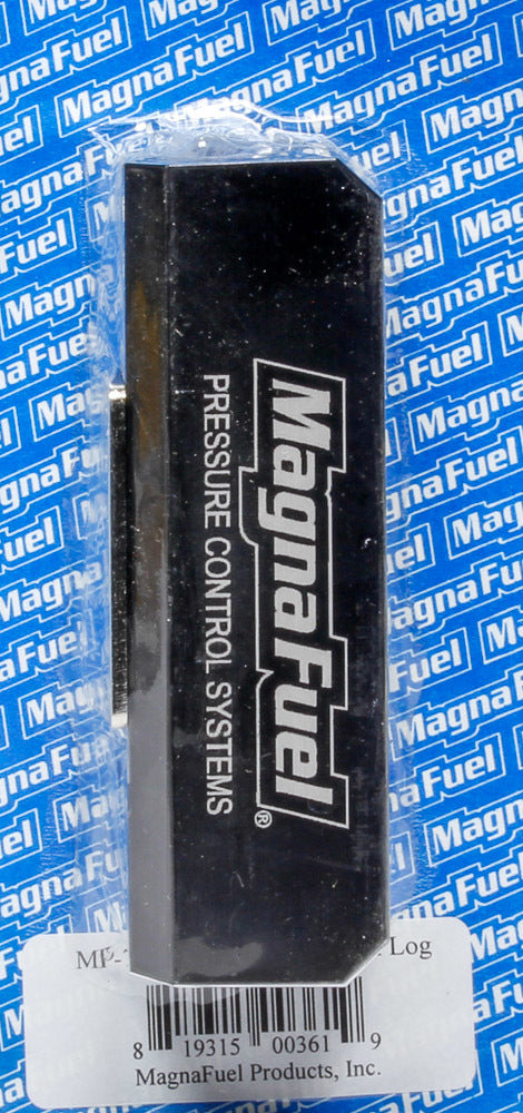 MAGNAFUEL/MAGNAFLOW FUEL SYSTEMS MP-7600-02-BLK - Dual Fuel Log w/10an Ports - Black image