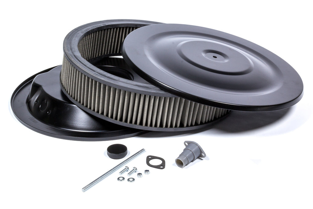 MR. GASKET 1412G - Easy Flow Air Cleaner 14 x 3 Flat Black image