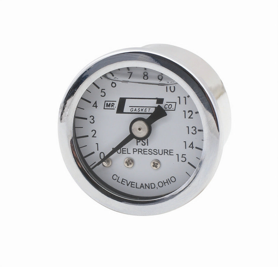 MR. GASKET 1563 - Liquid Filled Pressure Gauge 0-15lb image