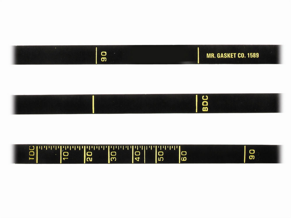 MR. GASKET 1589 - Bbc 7in Timing Tape  image