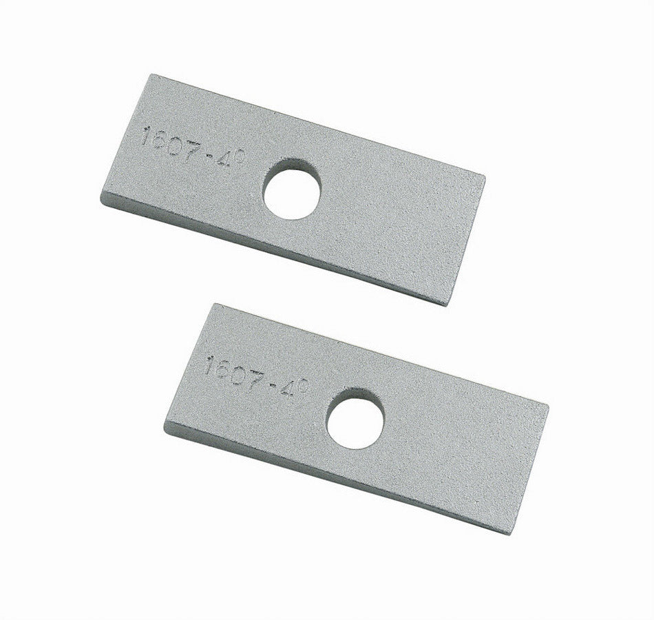 MR. GASKET 1607 - Leaf Spring Shims 1pr 4 Degree image