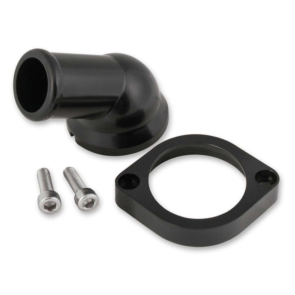 MR. GASKET 2670BK - Water Neck - Swivel Style GM LS 97-Up Black image