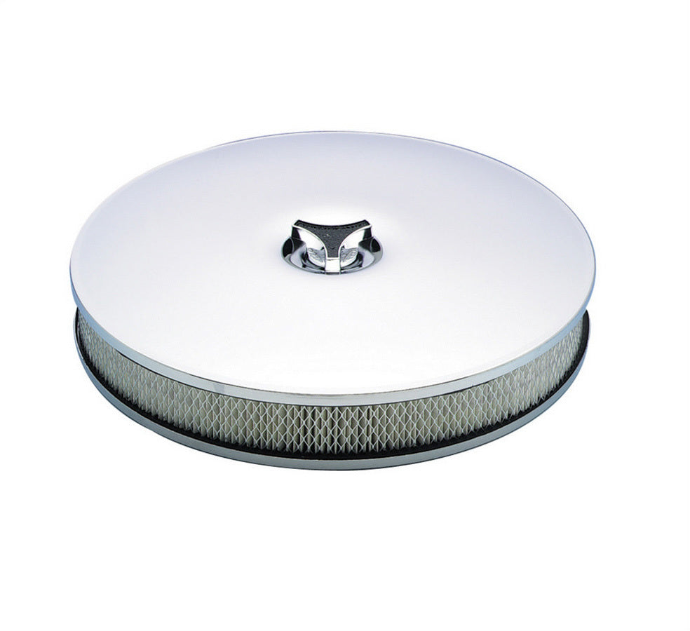 MR. GASKET 4338 - 14in Chrome Air Cleaner  image