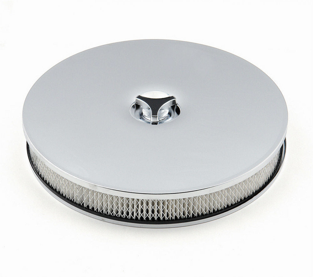 MR. GASKET 4339 - 14in Chrome Air Cleaner  image