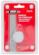 Load image into Gallery viewer, MR. GASKET 5327G - Air Cleaner Nut - Chrome Steel Knurl 1/4-20 image