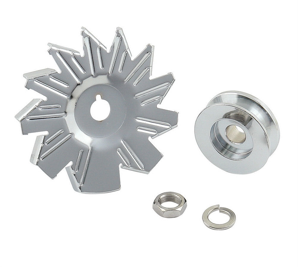 MR. GASKET 6808 - Chrome Alt Fan & Pulley  image