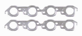 MR. GASKET 7407G - Alum BBC Exhaust Gasket Round Port image