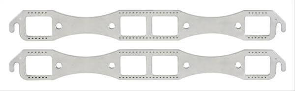 MR. GASKET 7430G - Alum. Exhaust Gasket Set BBM w/Rect. Ports image