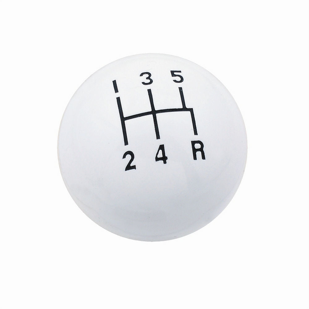 MR. GASKET 9619 - Classic Shifter Knob 5 Speed White image