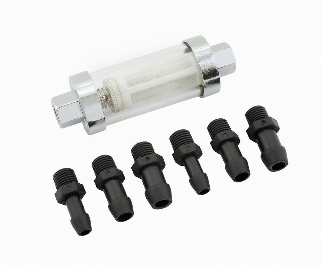 MR. GASKET 9706 - Clear View Universal Fuel Filter image