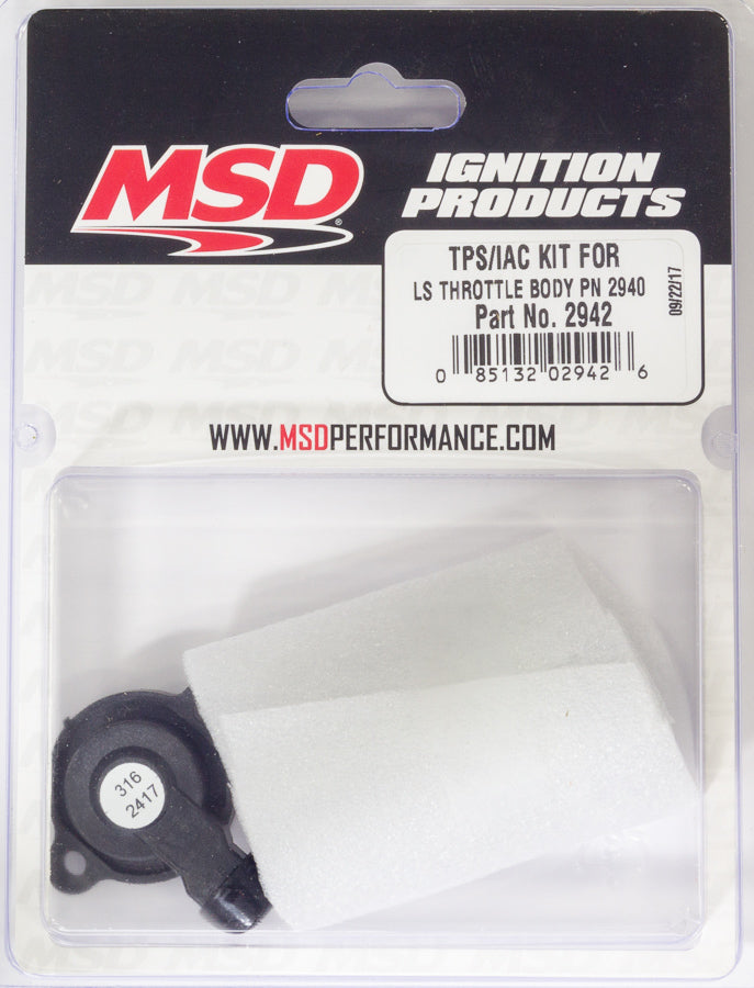 MSD IGNITION 2942 - TPS/IAC Kit for LS Throttle Body PN 2940 image