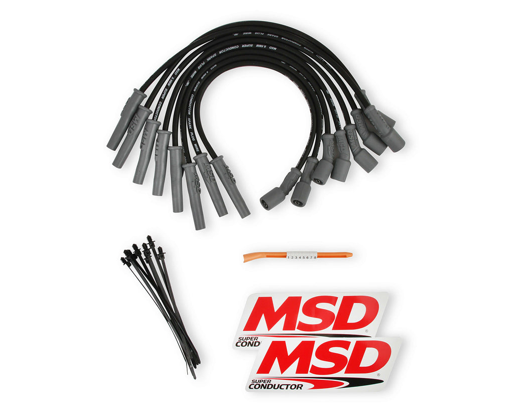 MSD IGNITION 31633 - 8.5mm Plug Wire Set Ford Raptor 10-15 6.2L Black image