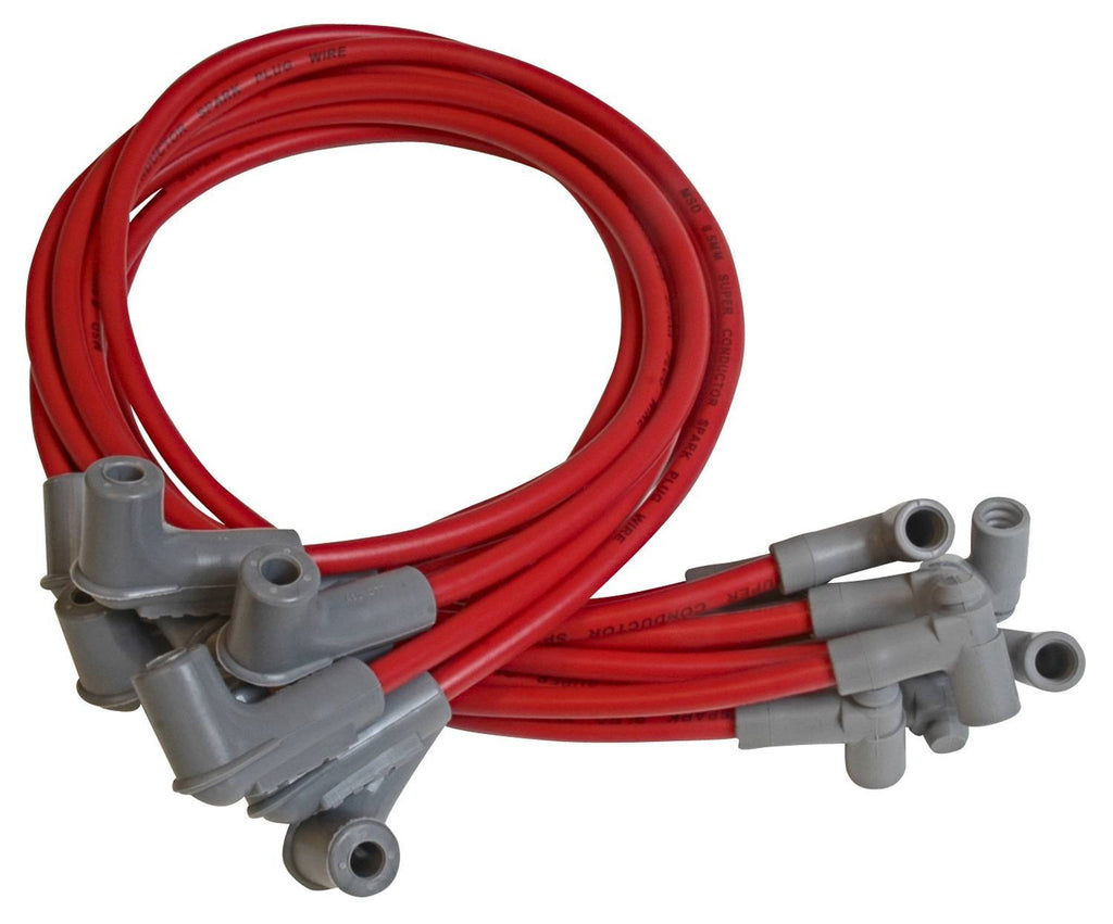 MSD IGNITION 35609 - 8.5MM Spark Plug Wire Set - Red image