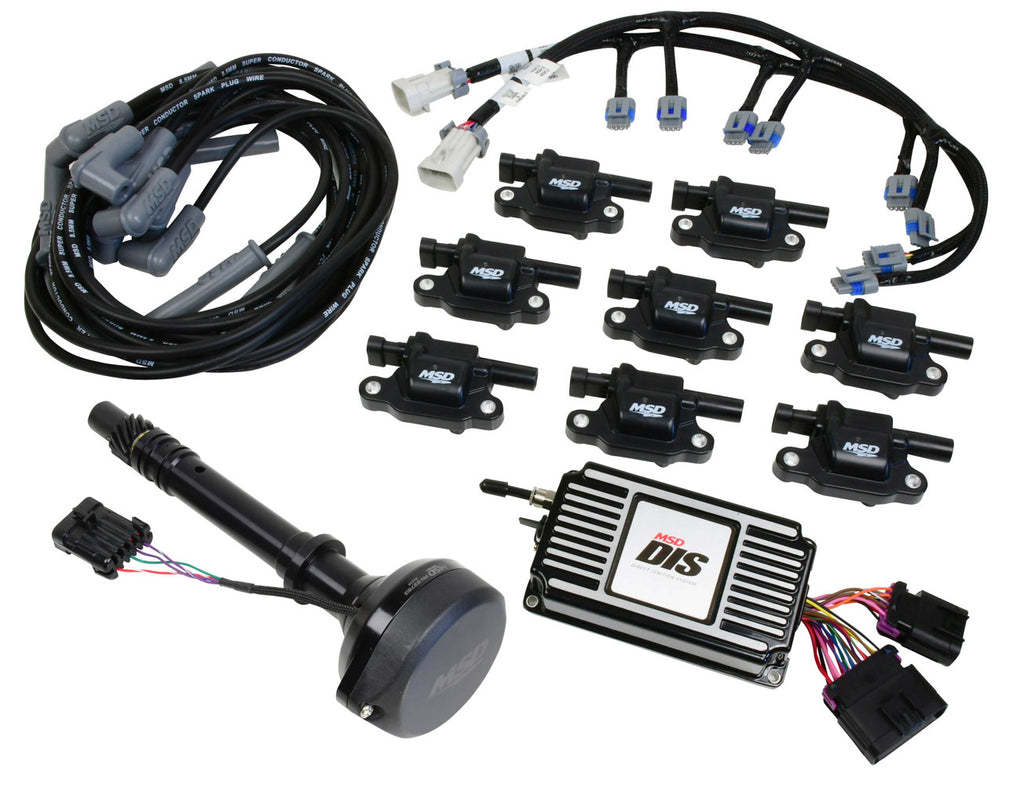 MSD IGNITION 601513 - DIS Ignition Kit - Black SBC/BBC image