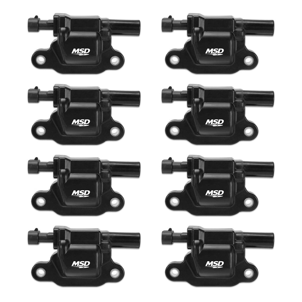 MSD IGNITION 826583 - GM LS Coils 8-pk 99-08 Trucks - Black image