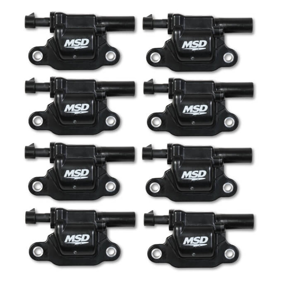 MSD IGNITION 826683 - Coil Black Square GM V8 2014-Up 8pk image