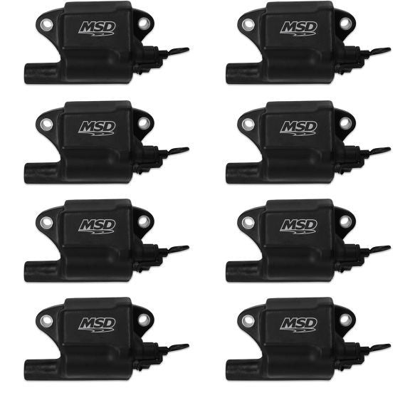 MSD IGNITION 828783 - Coils 8pk GM LS Series LS2/LS7 BLack image