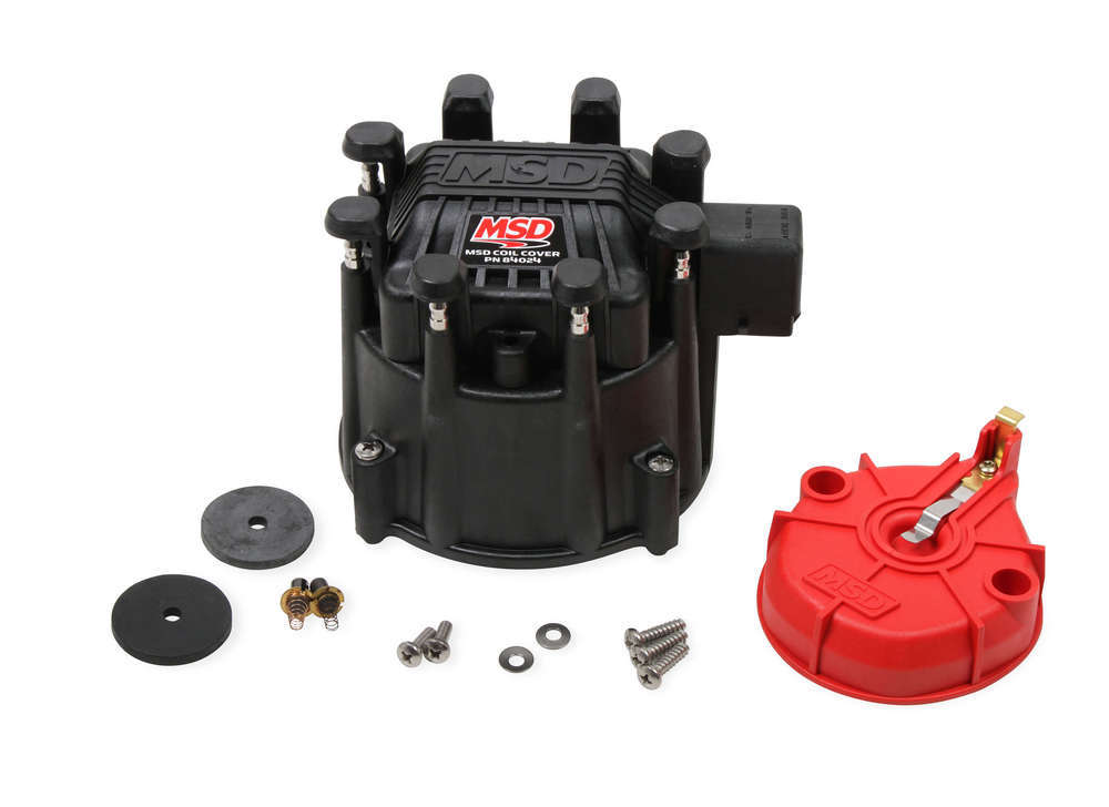 MSD IGNITION 84025 - Extreme Output GM HEI Cap/Rotor Kit Black image