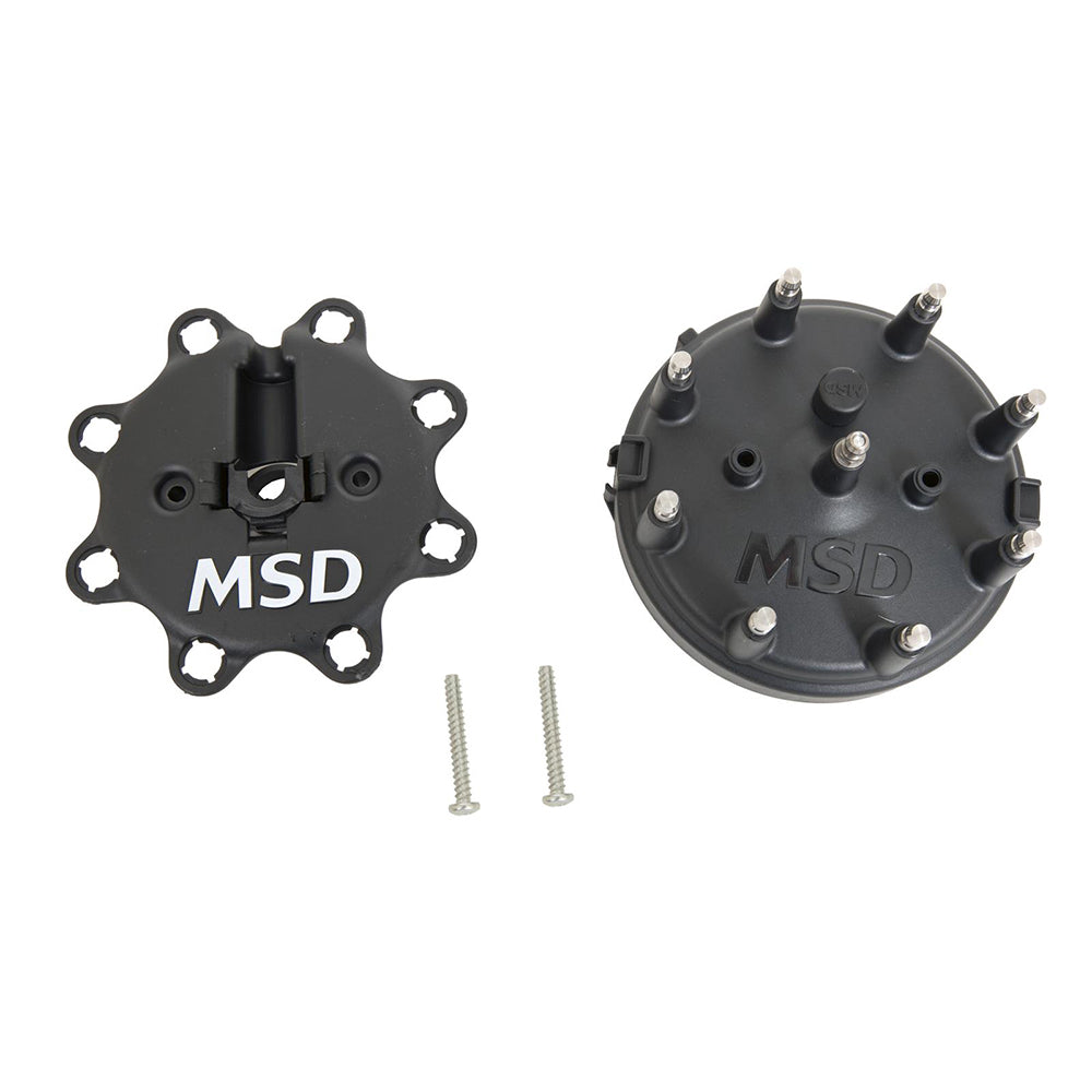 MSD IGNITION 84083 - Distributor Cap - Ford HEI- Black image