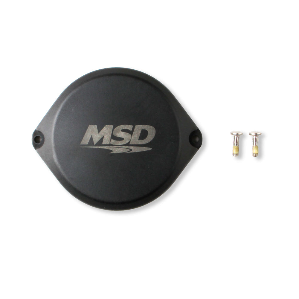 MSD IGNITION 84323 - COP Blank Cap for Dual Sync Distributors Black image