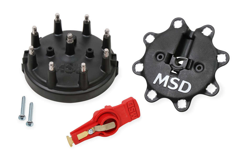 MSD IGNITION 84823 - Cap & Rotor Kit - 85-95 Ford - Black image