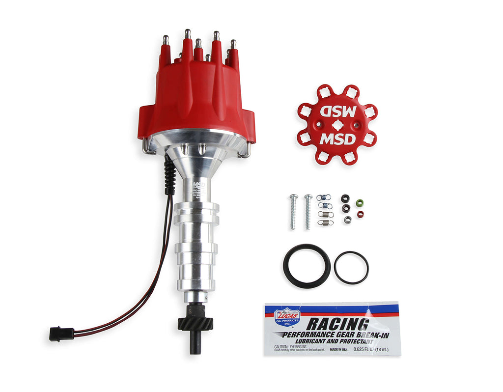 MSD IGNITION 85941 - Billet Distributor BBF FE w/Steel Gear image