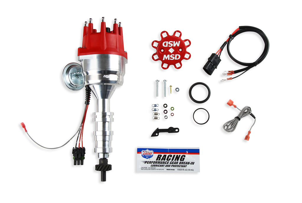 MSD IGNITION 85951 - Billet Distributor BBF FE RTR w/Steel Gear image