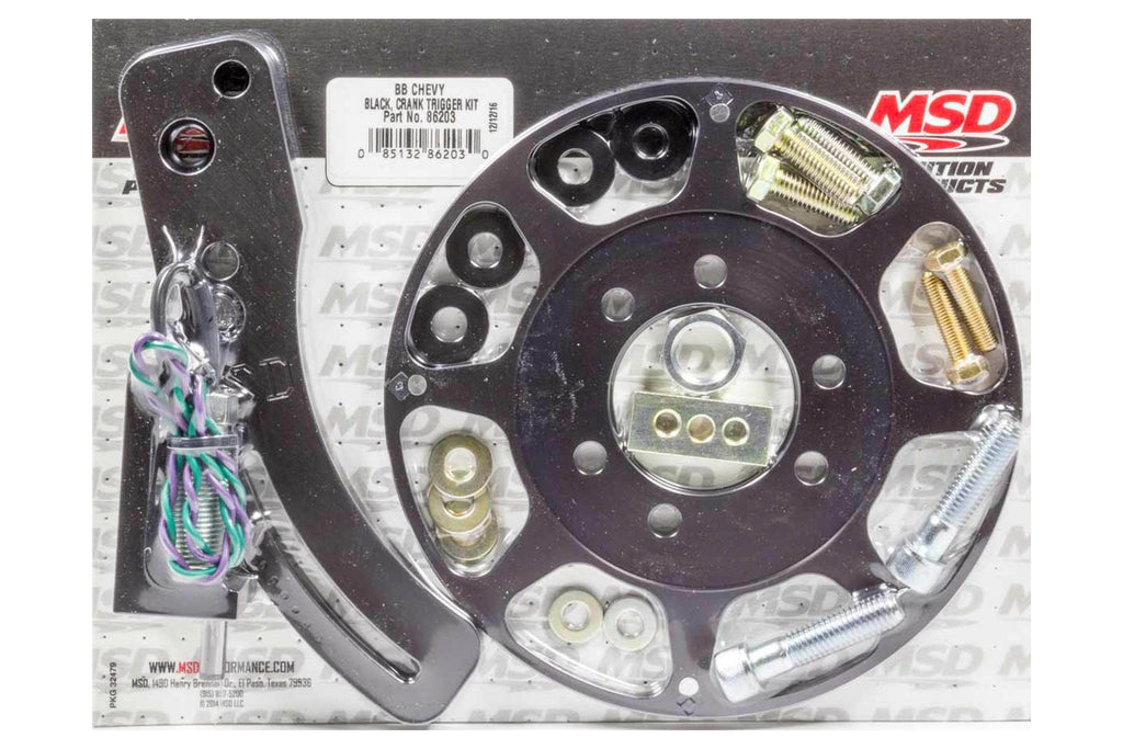 MSD IGNITION 86203 - BBC Crank Trigger Kit Black image