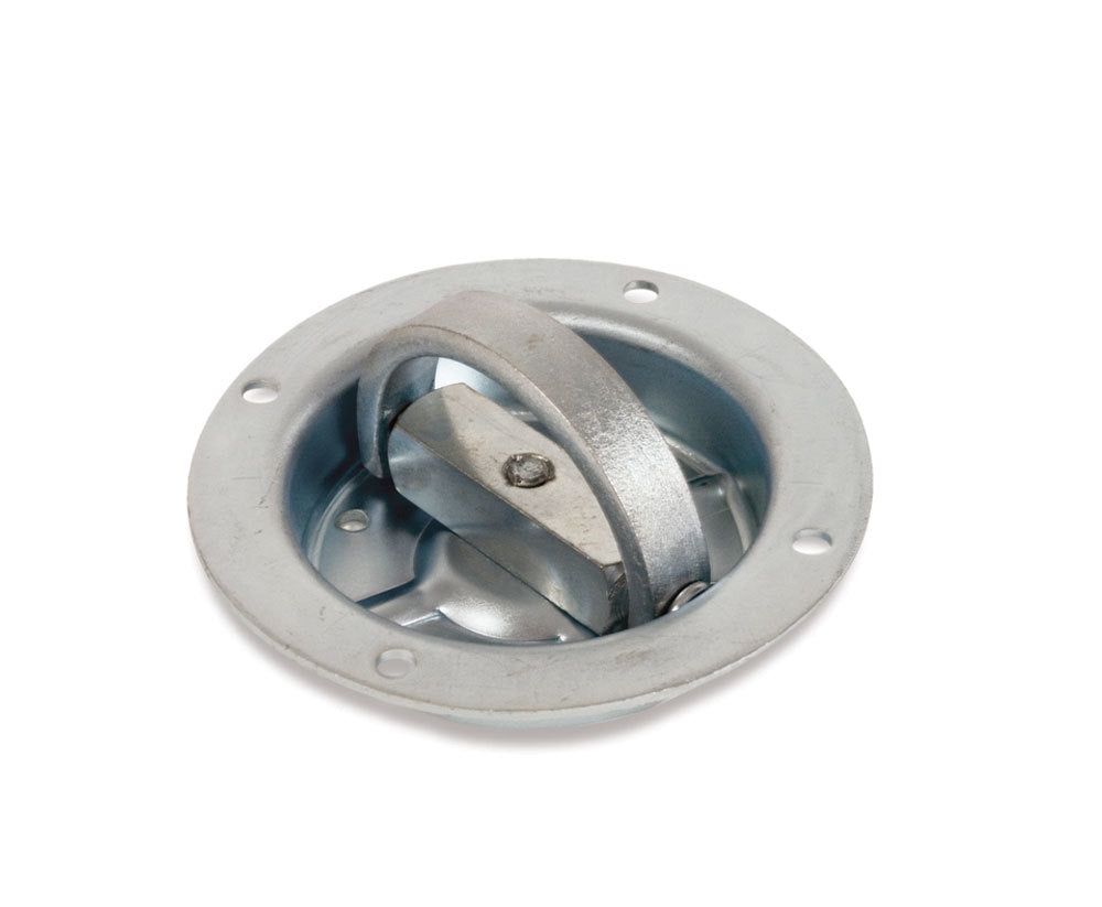 MACS CUSTOM TIE-DOWNS 330003 - Recessed D-Ring 360 Deg Swivel Zinc image