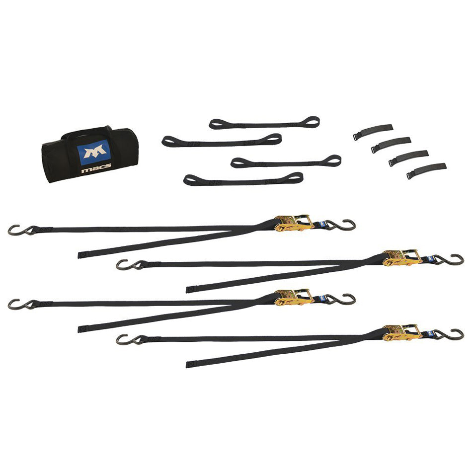 MACS CUSTOM TIE-DOWNS 510001 - 4 Tie Downs - Motorcycle Pack image