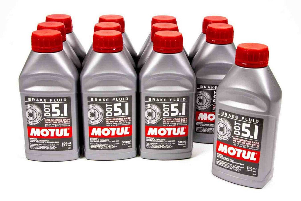 MOTUL USA 100951-12 - Brake Fluid DOT 5.1 Non-Silicone Case 12-1/2 image