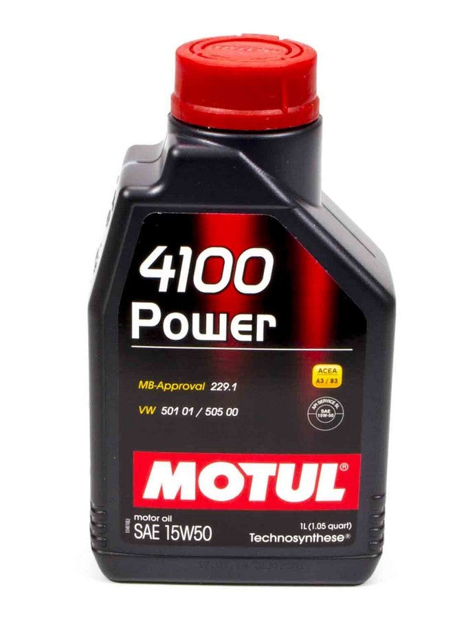 MOTUL USA 102773 - 4100 Power 15W50 Oil 1 Liter image