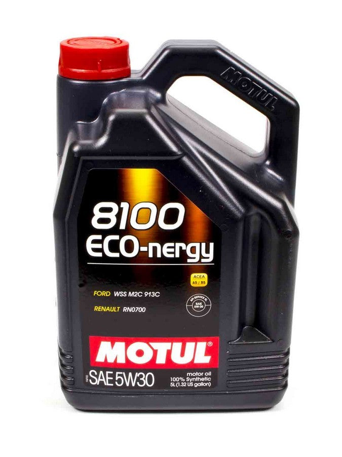 MOTUL USA 102898 - 8100 Eco-Nergy 5w30 Oil 5 Liters image