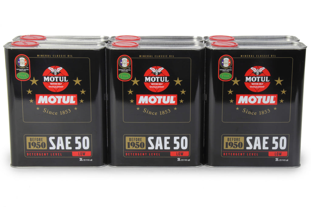 MOTUL USA 104510-10 - Classic Oil SAE 50 Case 10 x 2 Liter image