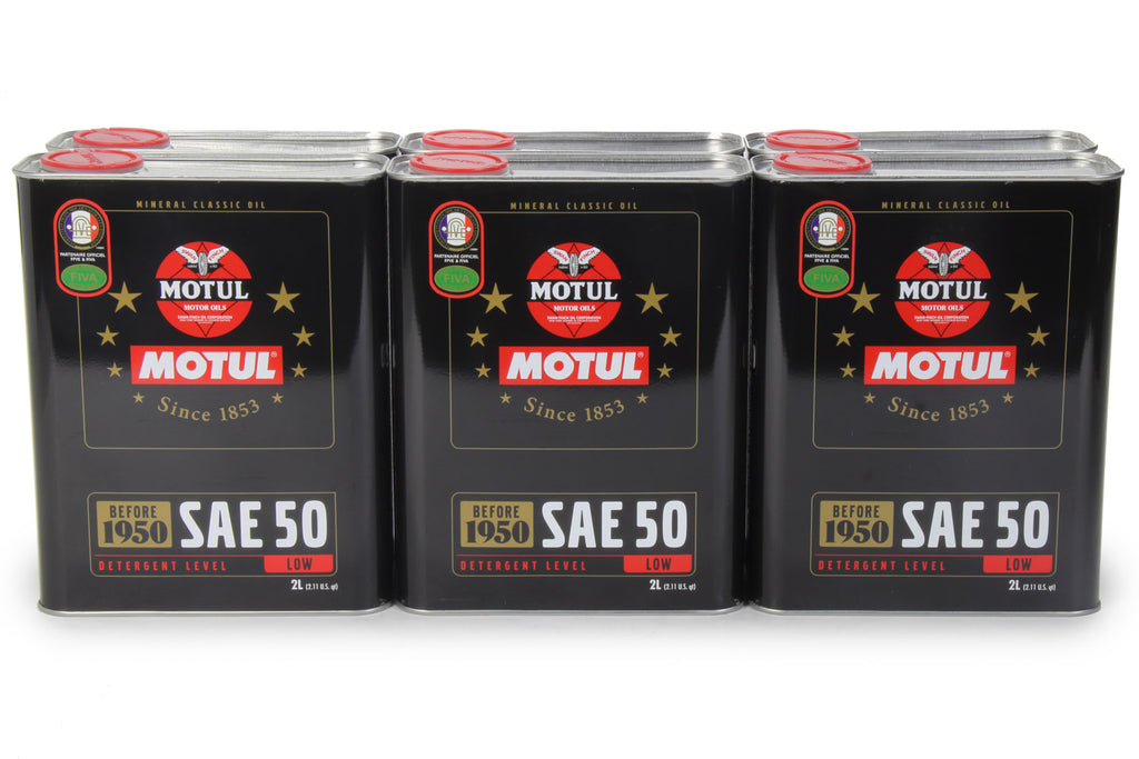 MOTUL USA 104510-6 - Classic Oil SAE 50w Case 6 x 2 Liter image