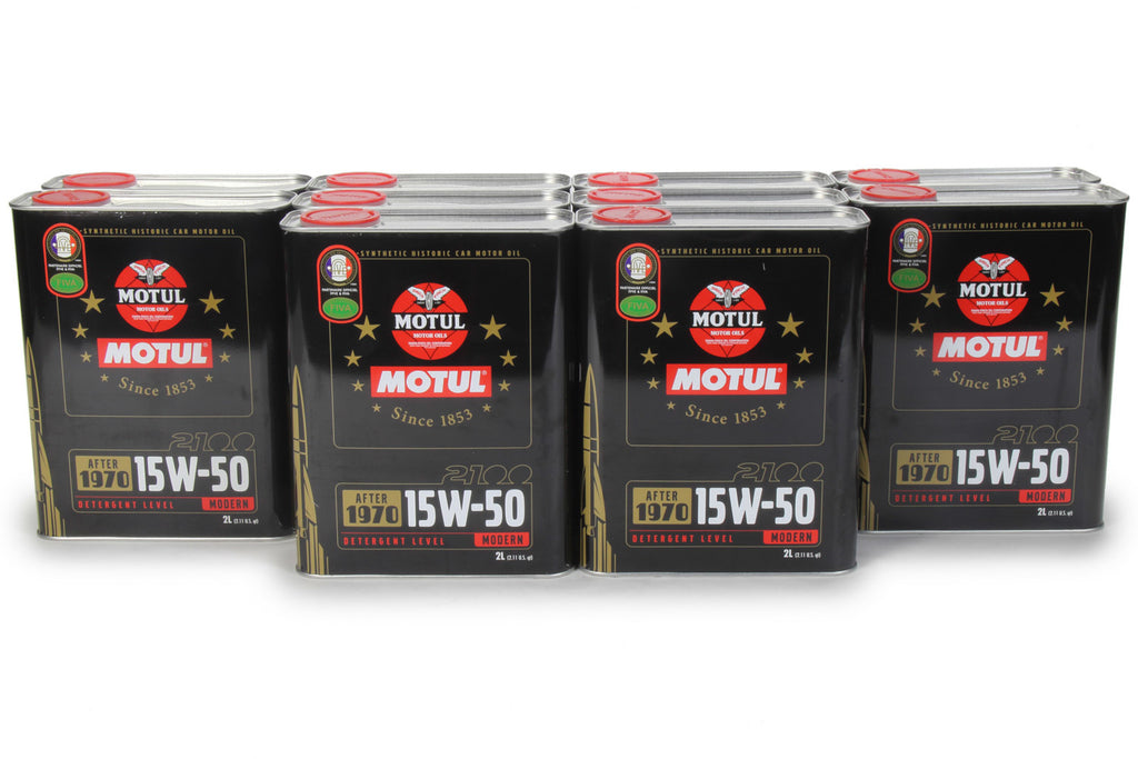 MOTUL USA 104512-10 - 2100 Classic Oil 15w50 Case 10 x 2 Liter image