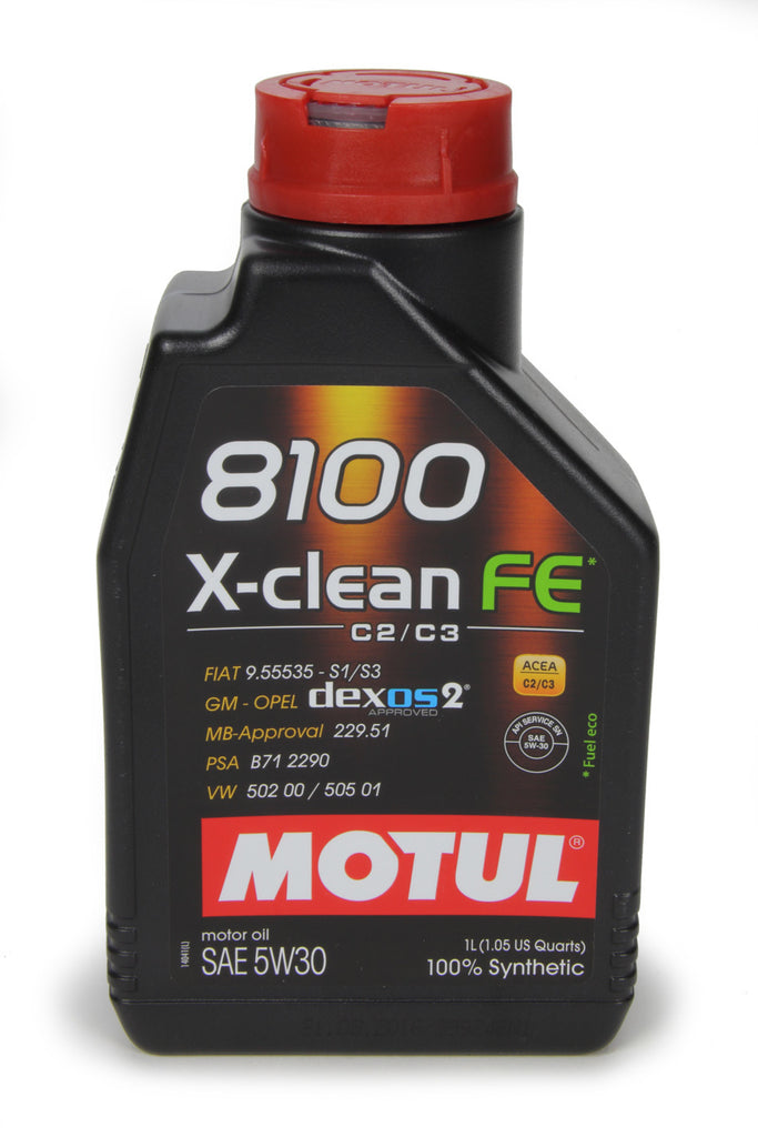 MOTUL USA 104775 - 8100 X-Clean FE 5w30 Oil 1 Liter image