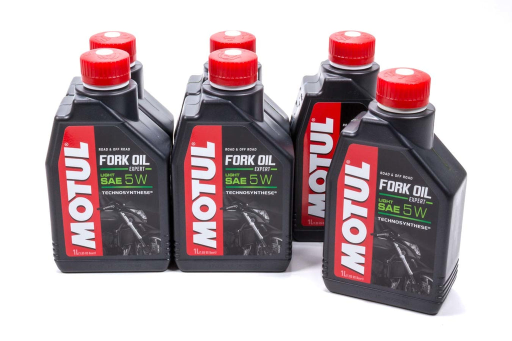 MOTUL USA 105929-6 - Fork Oil Expert Light 5W Case 6-1 Liter image